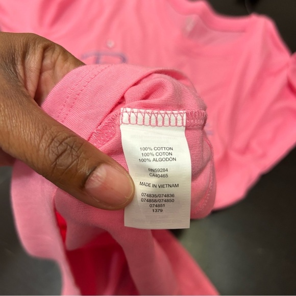 Children’s Place Happy Birthday Long Sleeve T-Shirt Girls Pink Cupcake NWT XL 14 - Picture 5 of 8